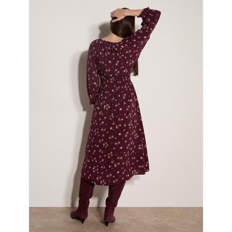 APRICOT Midi-Kleid mit Blumenmuster  