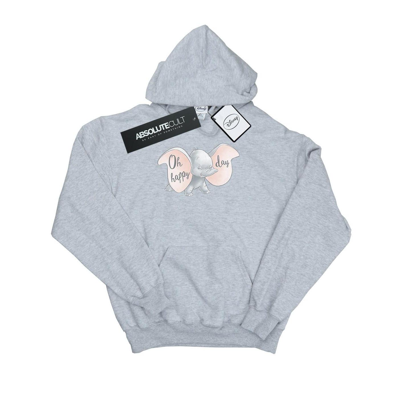 Image of Dumbo Happy Day Kapuzenpullover Unisex Grau 140/146