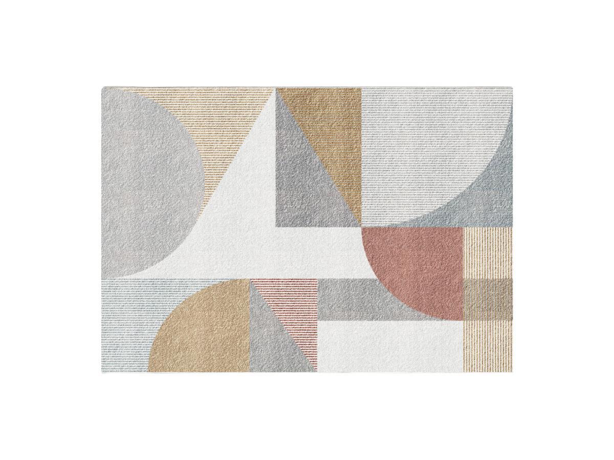 Image of Designer-teppich Mit Abstraktem Muster - 160 X 230 Cm - Mehrfarbig - Orion Unisex Multicolor 160X230CM