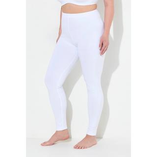 Ulla Popken  Leggings, Baumwolle, Slim, Elastikbund 