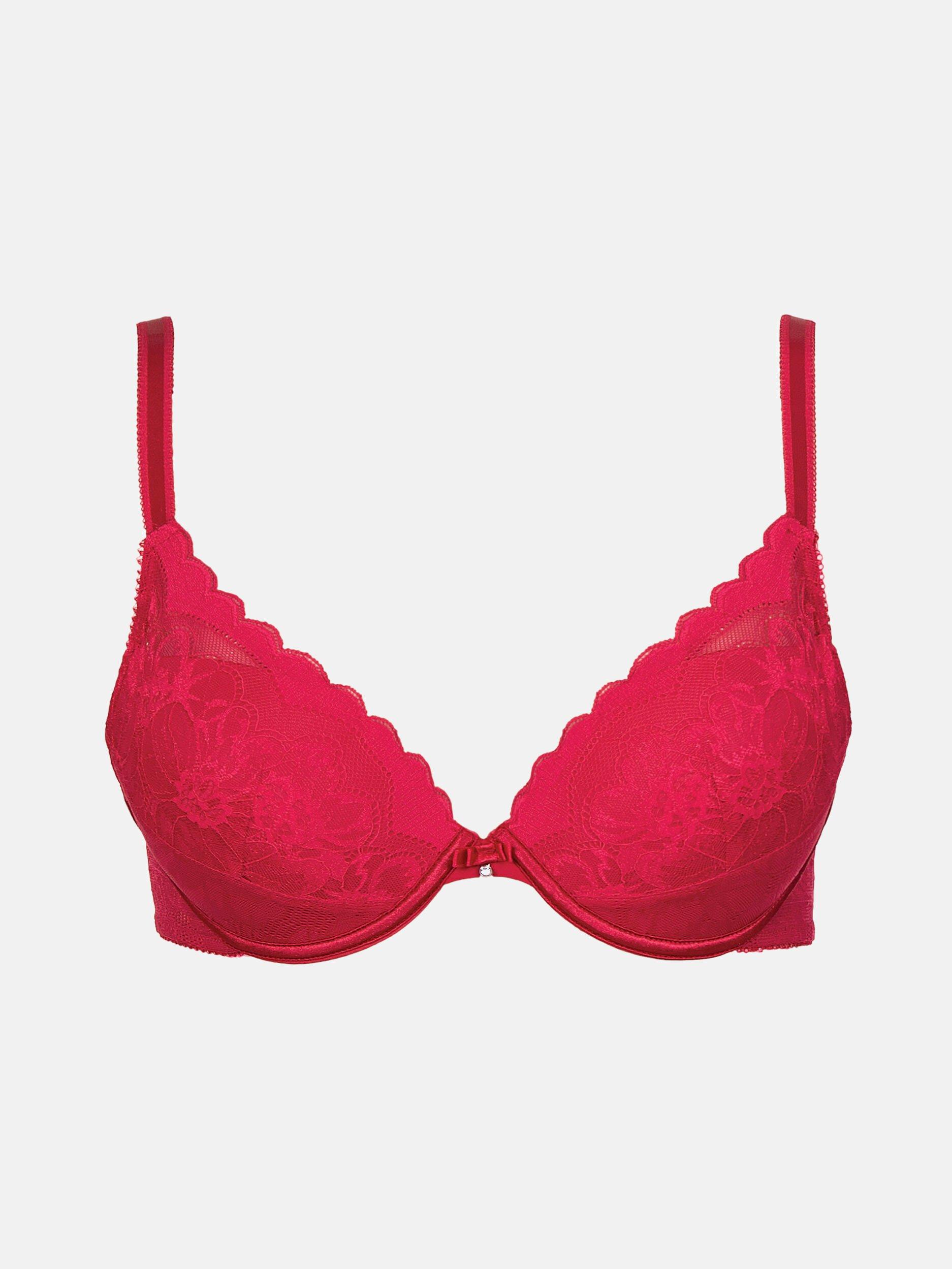 Lisca  Reggiseno push-up Evelyn rosso 