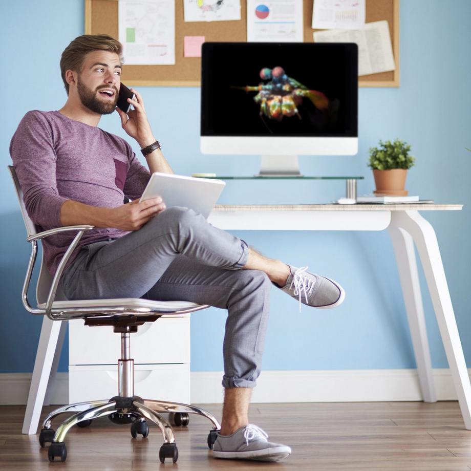 B2X  Supporto per schermo in vetro 