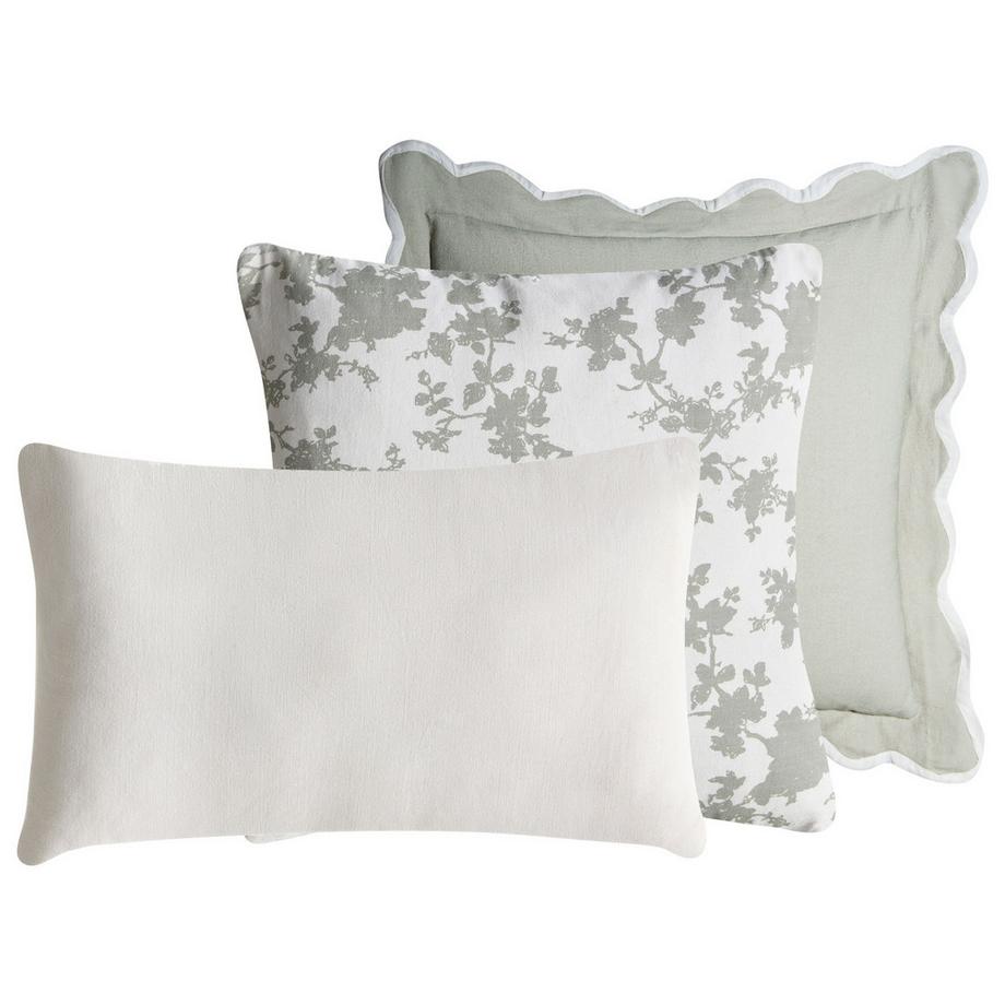 Set di 3 cuscini decorativi en Cotone Cottage CANARIUM