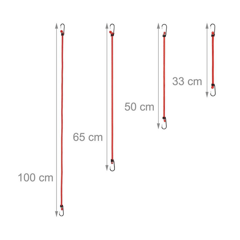 Northix  Klemmgummi 12er Set 4 Größen 