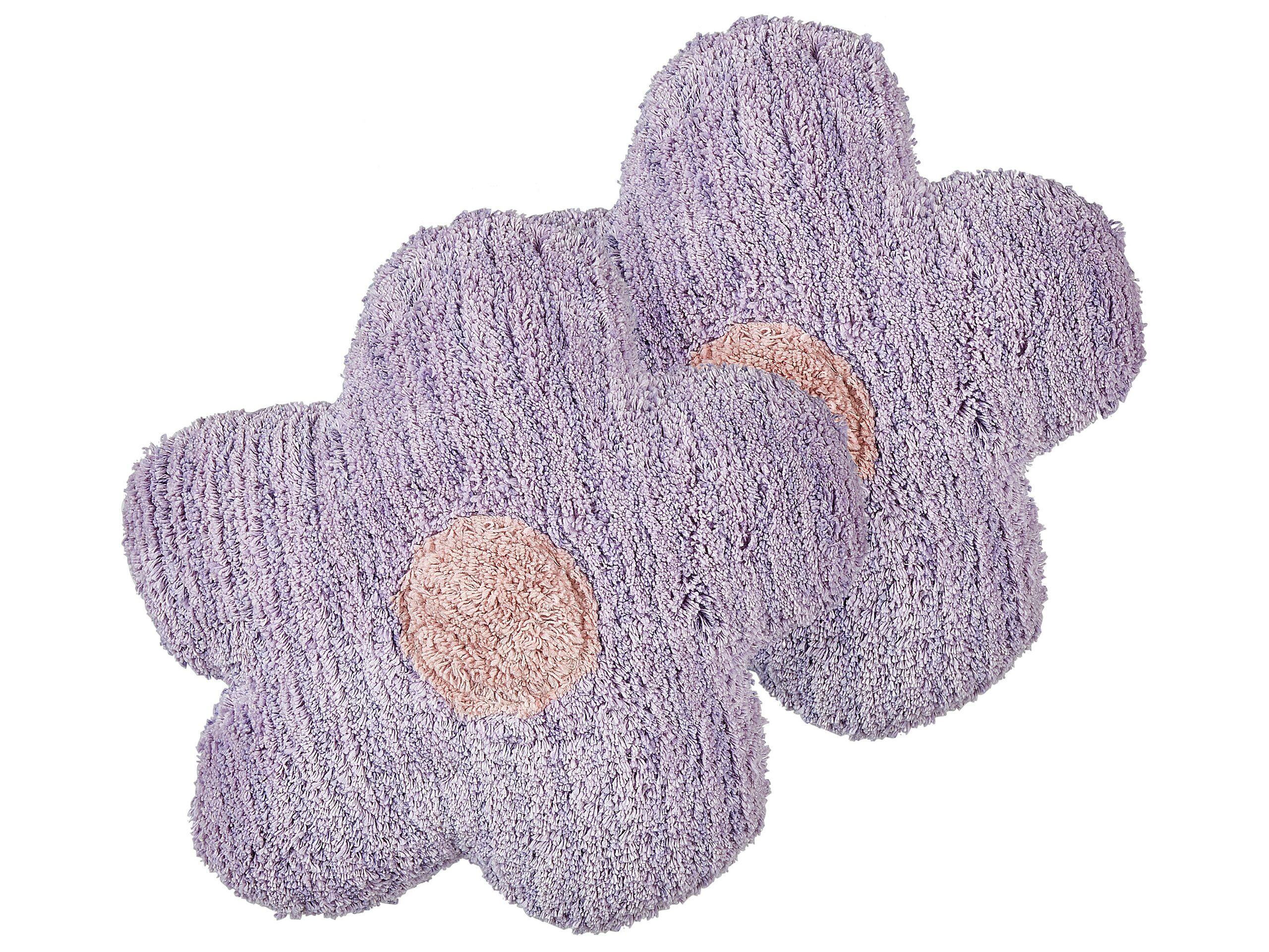 Beliani Lot de 2 coussins en Coton Moderne SORREL  