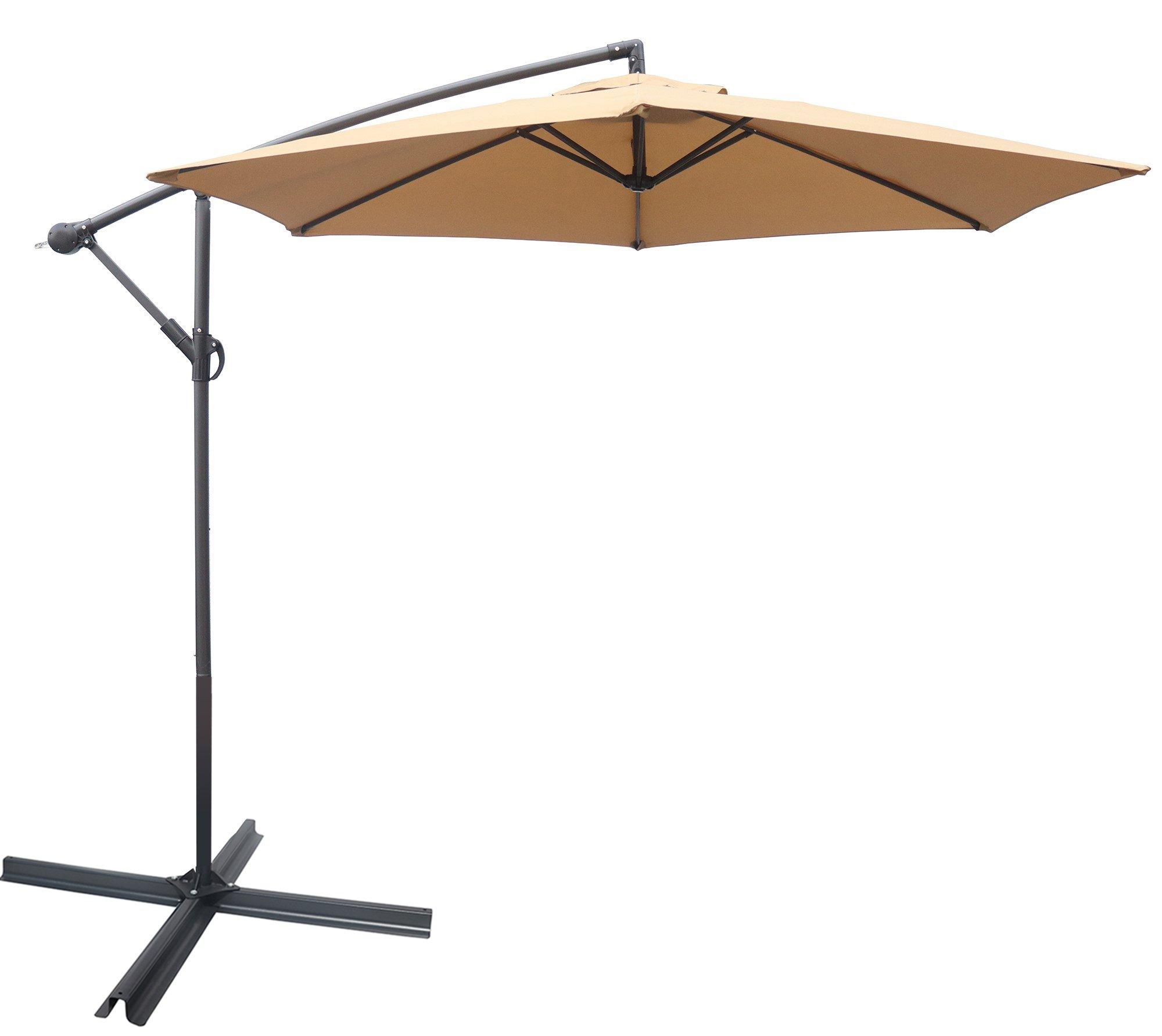 Image of Ampelschirm Terrassenschirm Balkonschirm Sonnenschutz Schirm eckig UV-Schutz Ampelschirm Terrassenschirm Balkonschirm Sonnenschutz Schirm eckig UV-Schutz