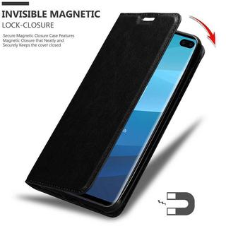 Cadorabo  Housse compatible avec Samsung Galaxy S10 PLUS - Coque de protection avec fermeture magnétique, fonction de support et compartiment pour carte 