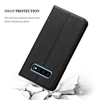 Cadorabo  Housse compatible avec Samsung Galaxy S10 PLUS - Coque de protection avec fermeture magnétique, fonction de support et compartiment pour carte 