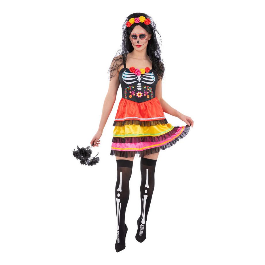 smiffys  Fiesta Giorno Dei Morti Costume 
