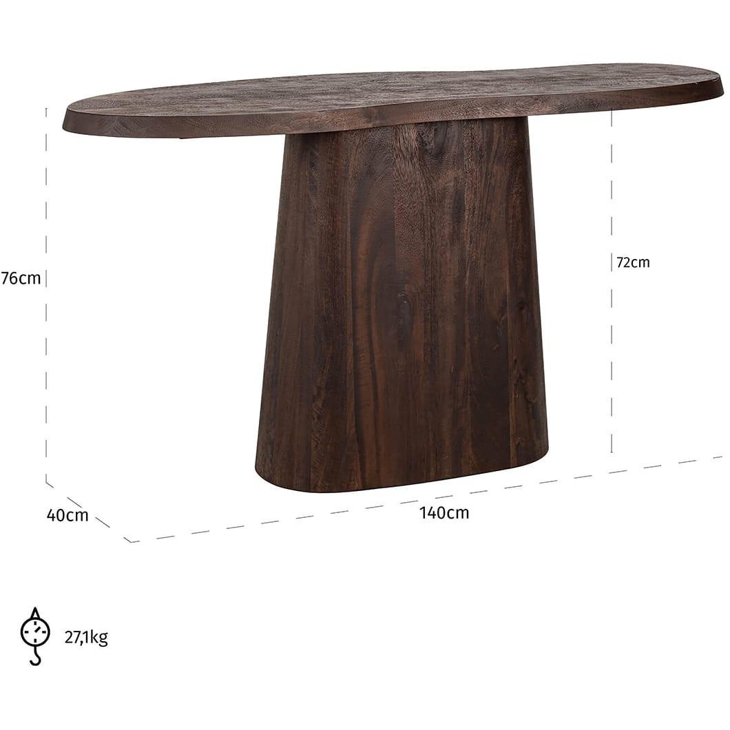 mutoni Table console Odile en manguier 140  