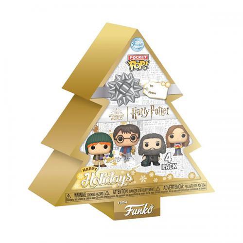 Funko  Funko POP! Harry Potter: Happy Holiday Pocket 4PK 