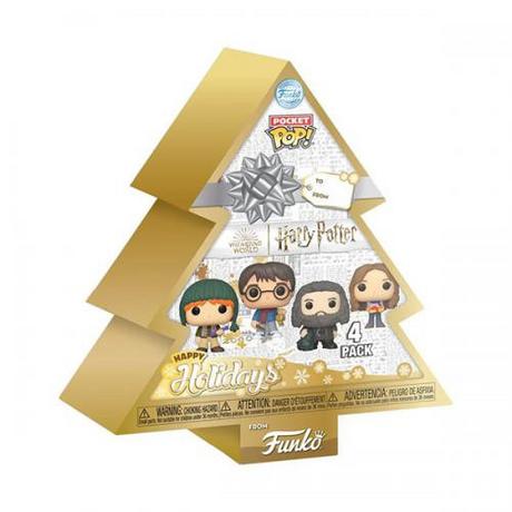 Funko  Funko POP! Harry Potter: Happy Holiday Pocket 4PK 