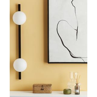 Beliani Wandlampe aus Glas Modern ISABELLA  