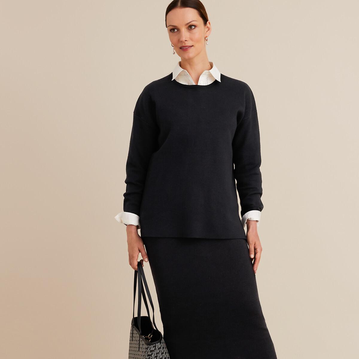 La Redoute Collections  Pullover aus Milanostrick 