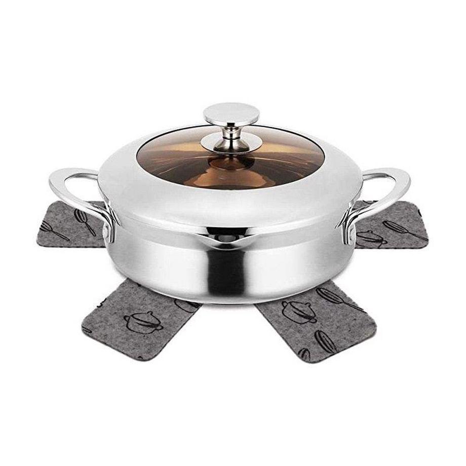 Northio  Protection pour casserole/poêle 38 cm, lot de 5 