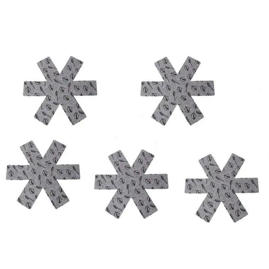 Northio  Protection pour casserole/poêle 38 cm, lot de 5 