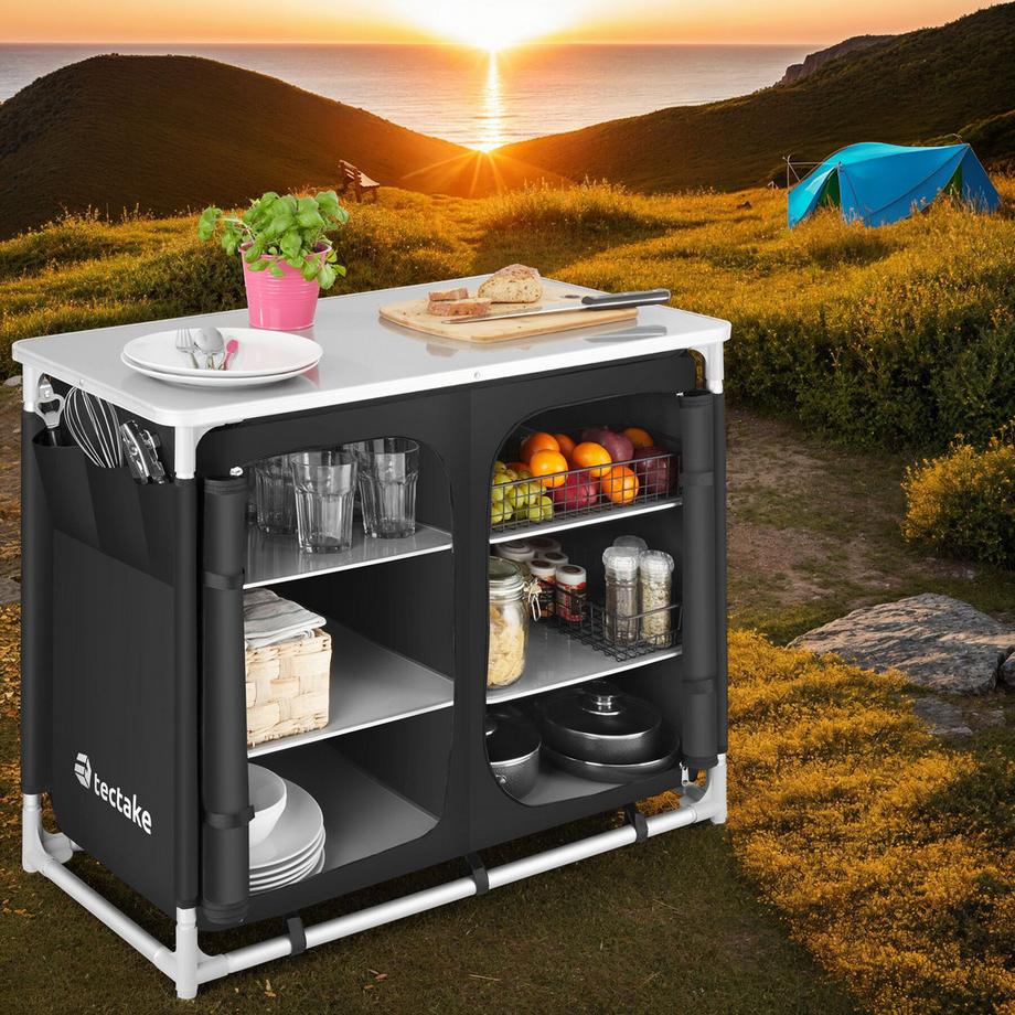 Tectake  Cucina da campeggio 
