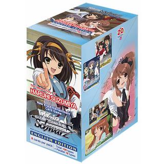 Bushiroad  The Melancholy of Haruhi Suzumiya Booster Display - Weiss Schwarz TCG - EN 