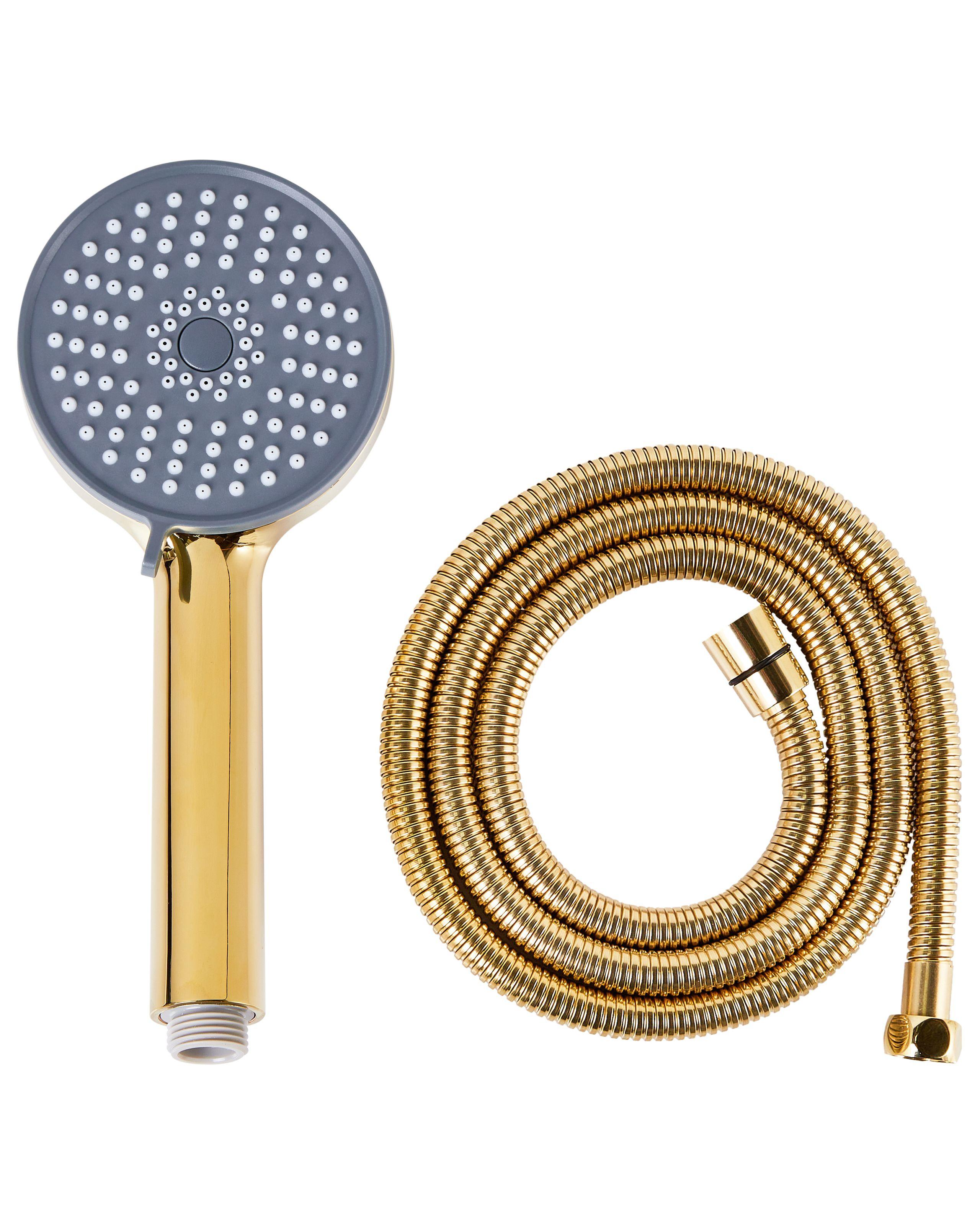 Beliani Kit de pommeau de douche avec tuyau flexible en ABS (matière synthétique durable) Traditionnel SURIPA  