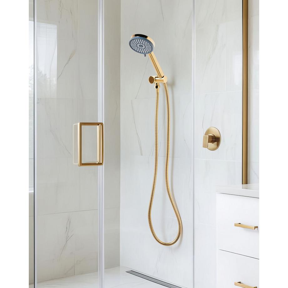 Beliani Kit doccia con soffione e flessibile en ABS (materiale sintetico resistente) Classico SURIPA  