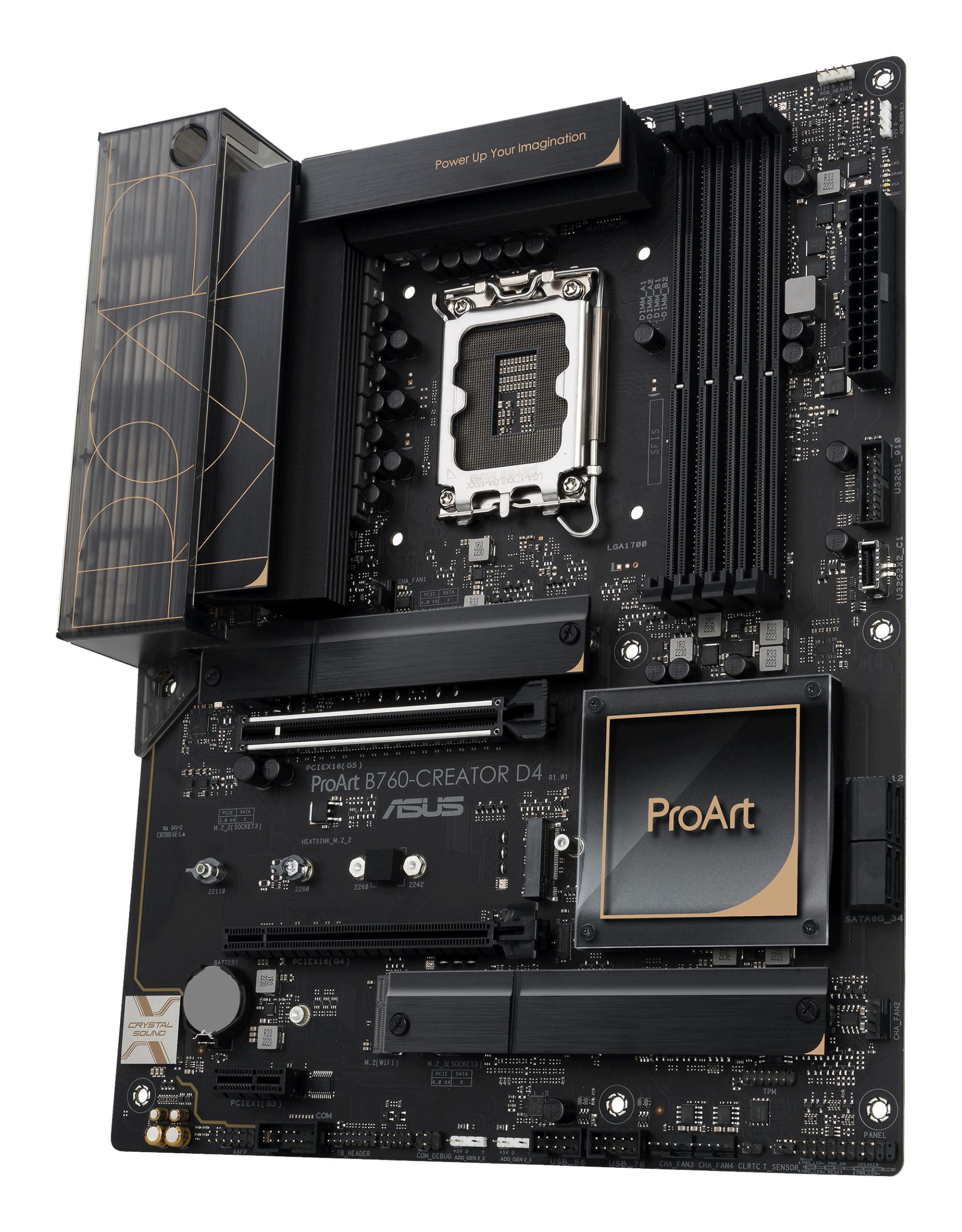 ASUS  PROART B760-CREATOR D4 Intel B760 LGA 1700 ATX 