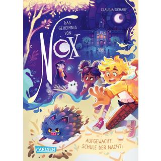 Das Geheimnis von Nox 2: Aufgewacht, Schule der Nacht! Scharf, Claudia; Forsch, Lisa (Illustrationen) Gebundene Ausgabe 