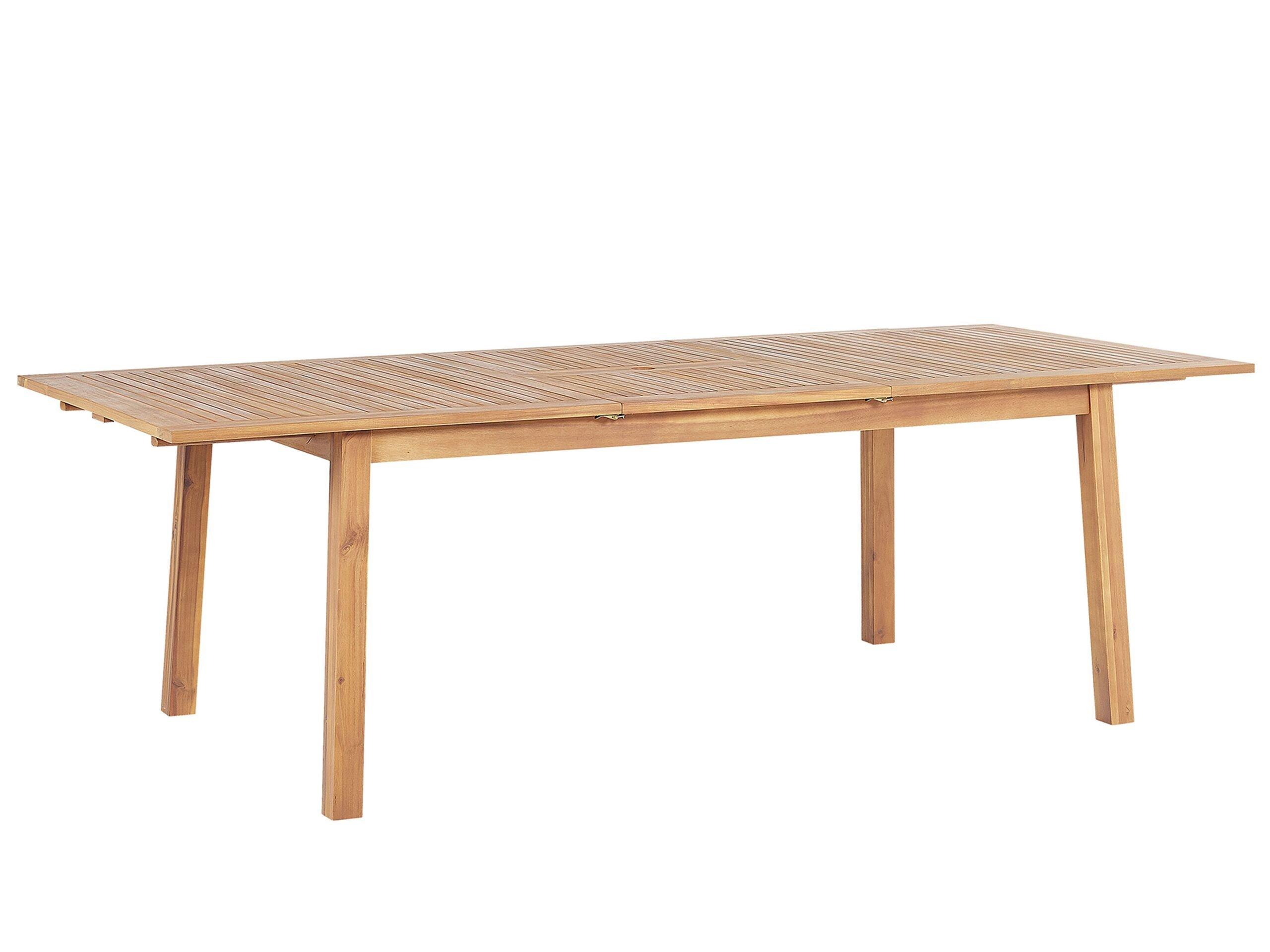 Beliani Table de jardin en Acacia Traditionnel CESANA  