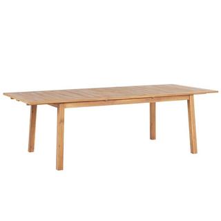 Beliani Table de salle à manger de jardin extensible en Acacia Traditionnel CESANA  