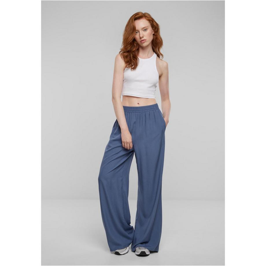 URBAN CLASSICS Viskose Weites Bein Hose  