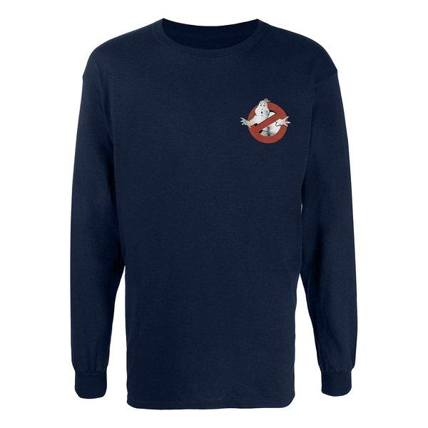 Image of Who You Gonna Call Tshirt Langärmlig Herren Marine L