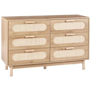 Beliani Cassettiera 6 cassetti en Pannello di fibre (LDF) Boho COSTELLO  