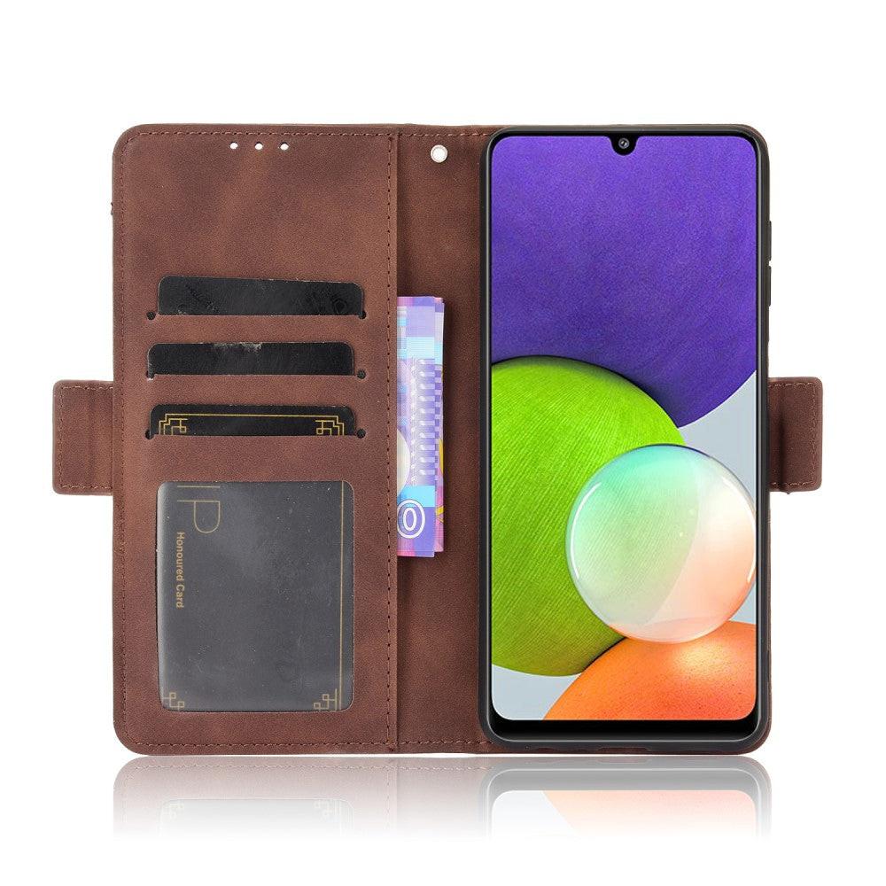 Cover-Discount  Galaxy A22 4G - Etui avec de nombreuses poches pour cartes 