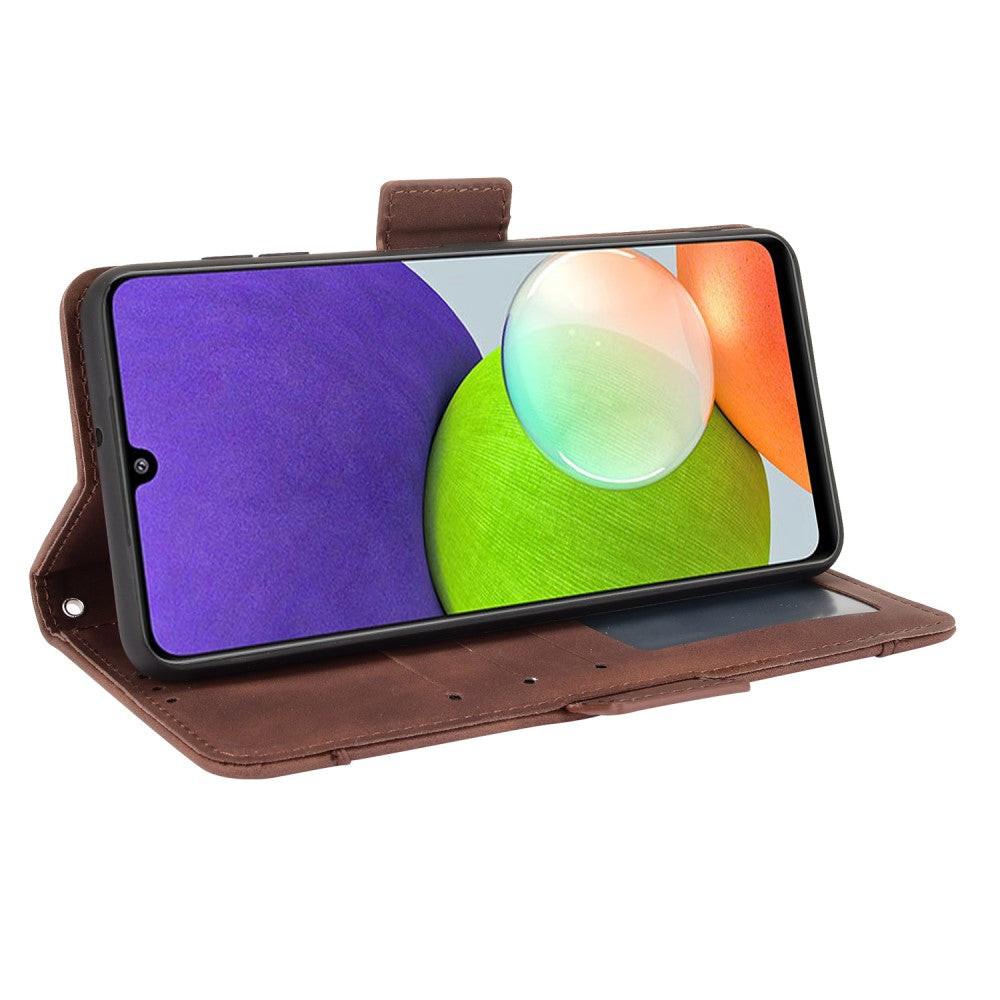 Cover-Discount  Galaxy A22 4G - Etui avec de nombreuses poches pour cartes 