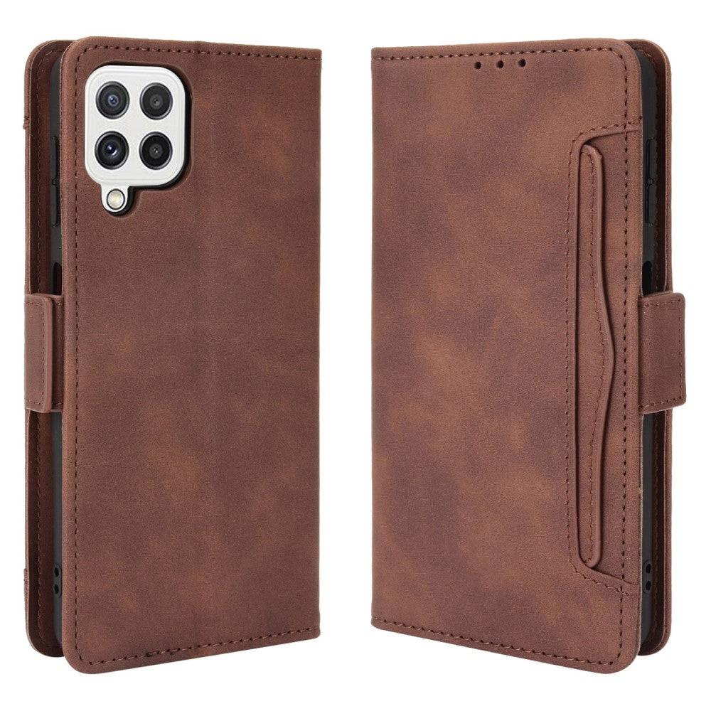 Cover-Discount  Galaxy A22 4G - Etui avec de nombreuses poches pour cartes 