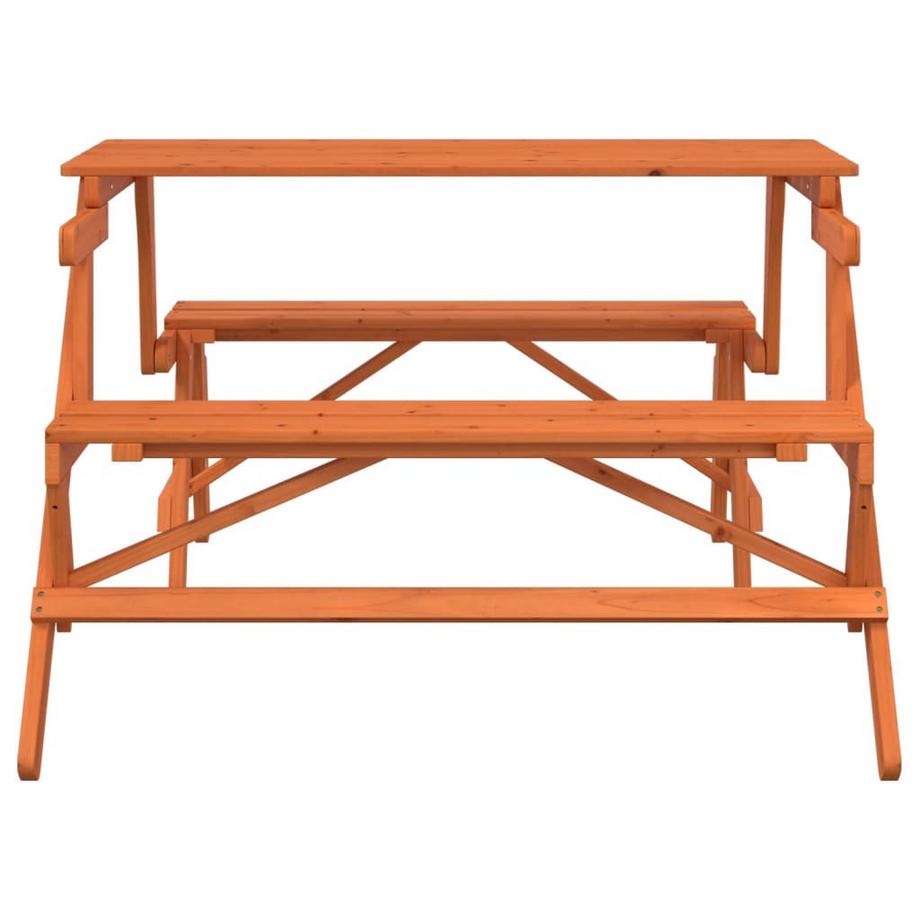 VidaXL Table de pique-nique avec banc bois  
