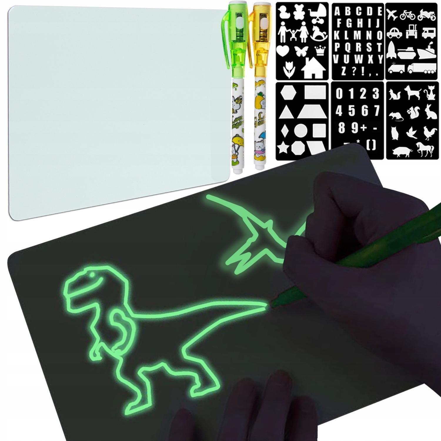 Gameloot  Tavolo da disegno illuminato e penne - LED 