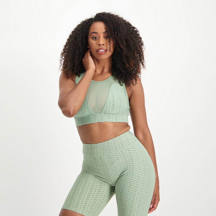 STEVE MADDEN Teve Madden Maximize Mesh Crop Top  