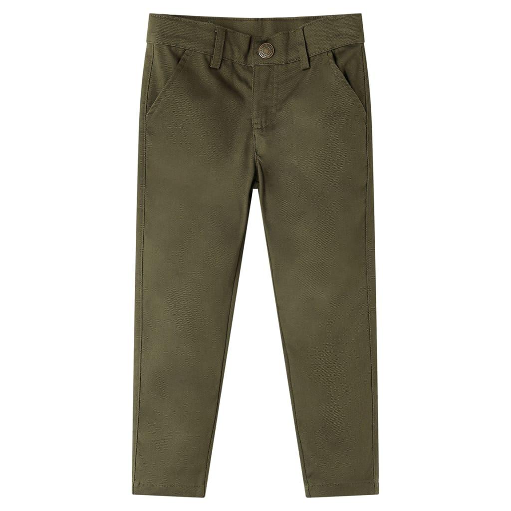 Image of Kinderhose Baumwolle Unisex Grün 104