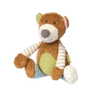 Sigikid  38768 Kuscheltier Bär Mädchen und Jungen Babyspielzeug empfohlen ab Geburt mehrfarbig 