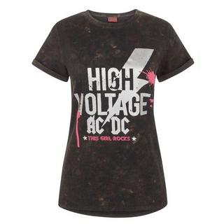 AC/DC  ACDC TShirt High Voltage, Acid Wash 