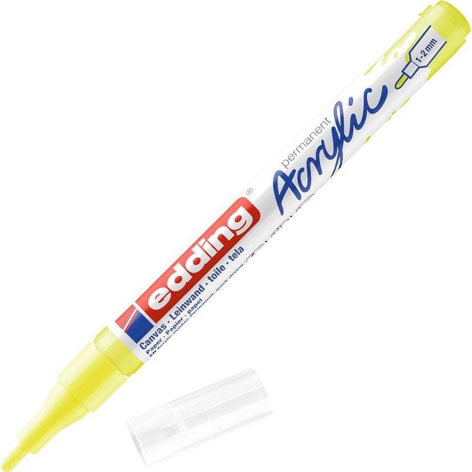 Edding EDDING Acrylmarker 5300 1-2mm 5300-065 neongelb  