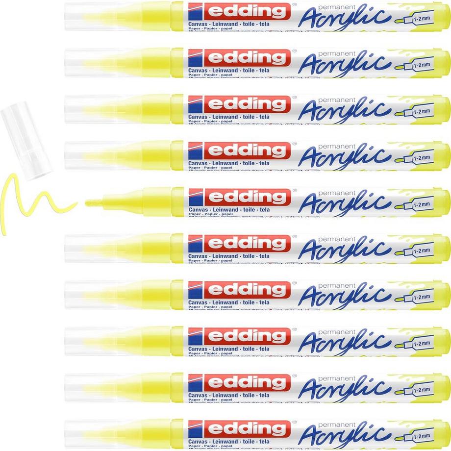 Edding EDDING Acrylmarker 5300 1-2mm 5300-065 neongelb  