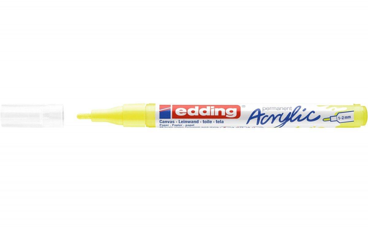 Image of EDDING Acrylmarker 5300 1-2mm 5300-065 neongelb EDDING Acrylmarker 5300 1-2mm 5300-065 neongelb
