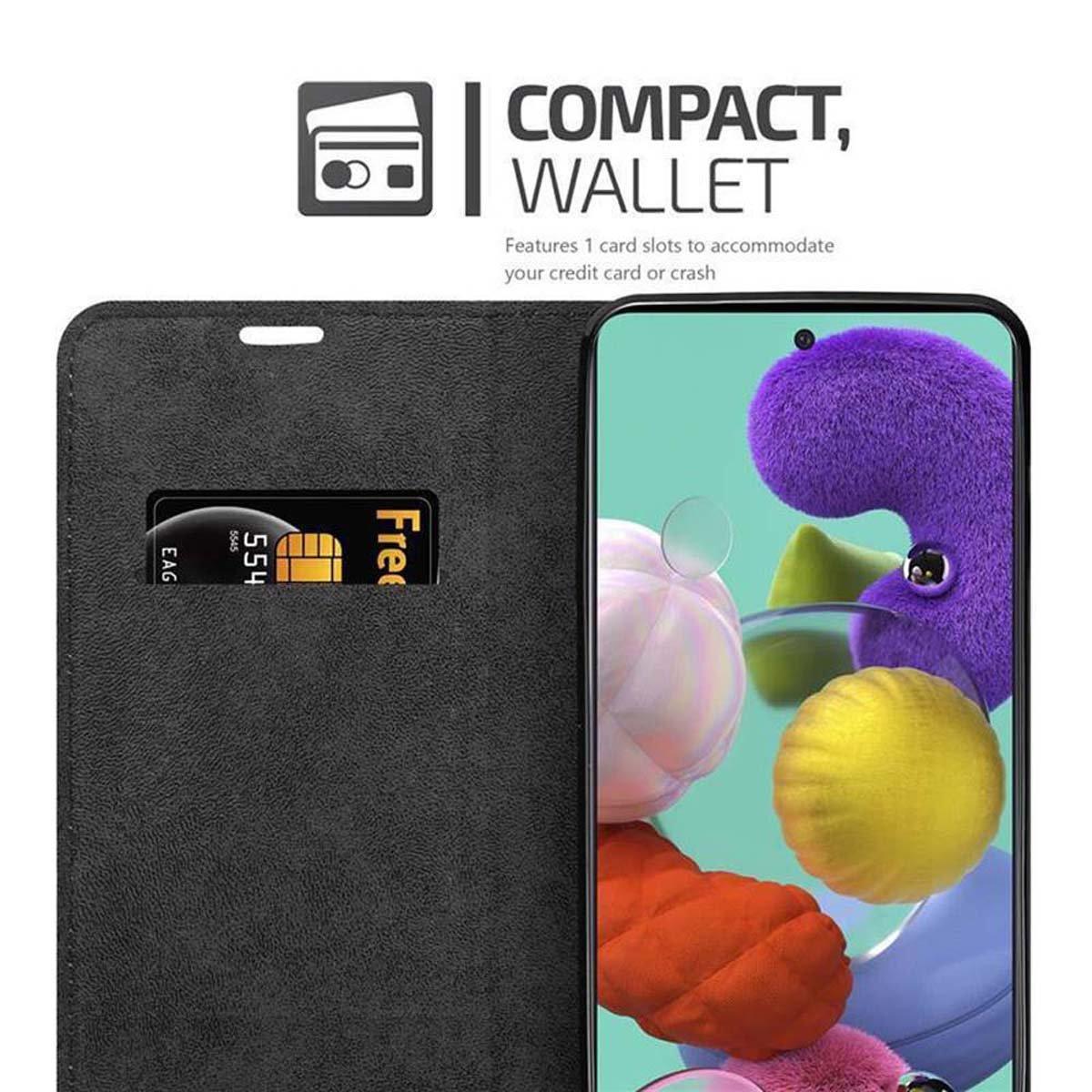 Cadorabo  Housse compatible avec Samsung Galaxy A51 4G / M40s - Coque de protection avec fermeture magnétique, fonction de support et compartiment pour carte 