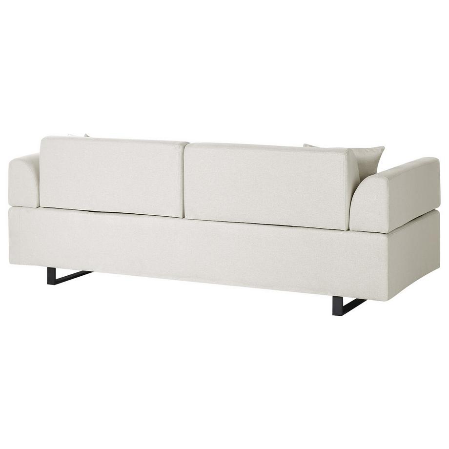 Beliani Sofa mit Beistelltischen aus Stoff  SOKNA  