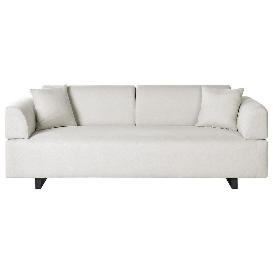 Beliani Sofa mit Beistelltischen aus Stoff  SOKNA  