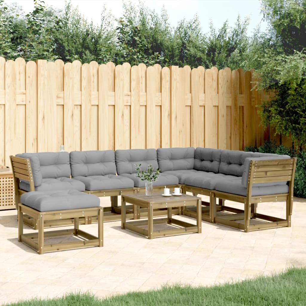 VidaXL set salotto da giardino Legno di pino impregnato  