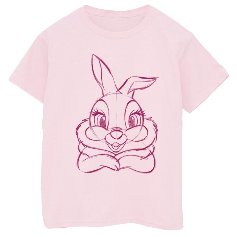 Image of Bambi Bunny Tshirt Unisex Pink 104