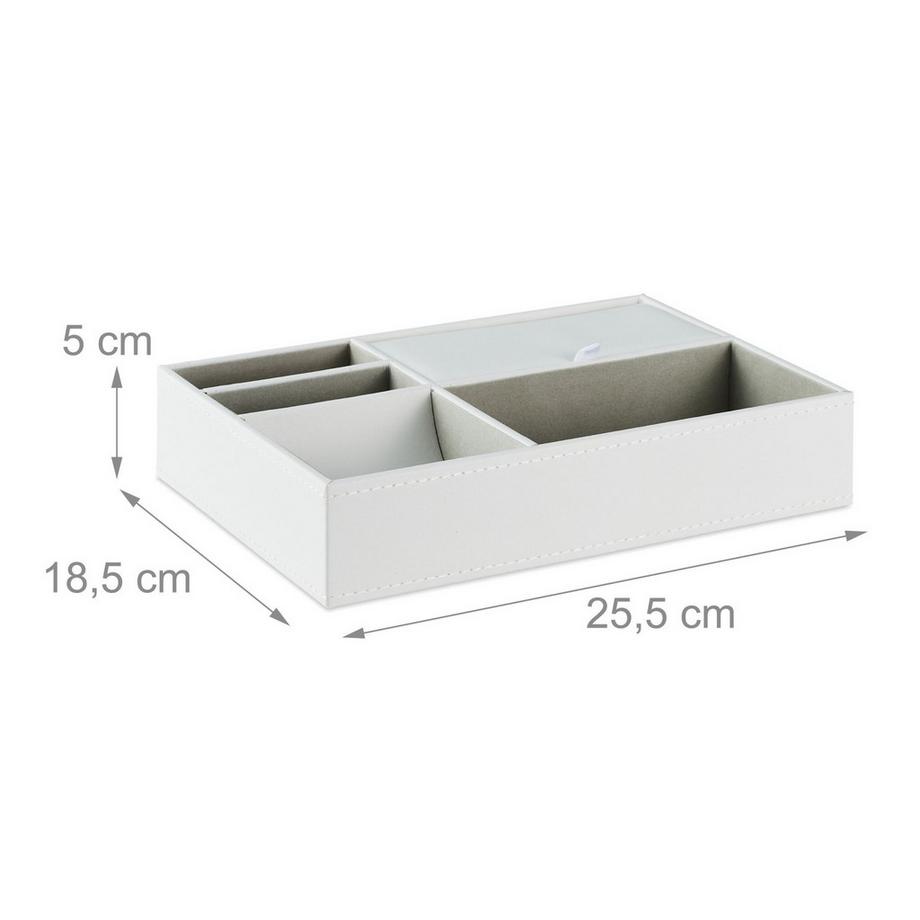 B2X  Compartiment à bijoux aspect cuir 