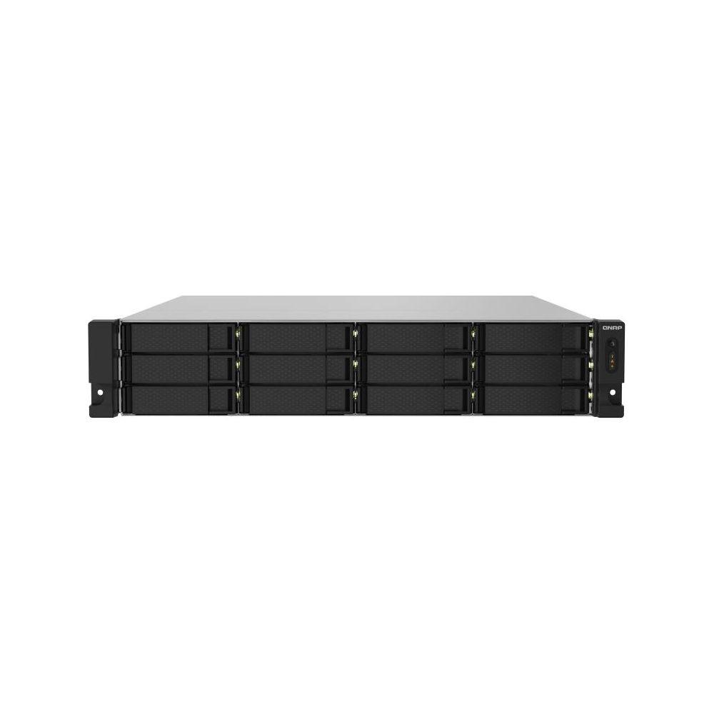 Qnap  TS-1232PXU-RP NAS Rack (2U) Ethernet/LAN Schwarz AL324 